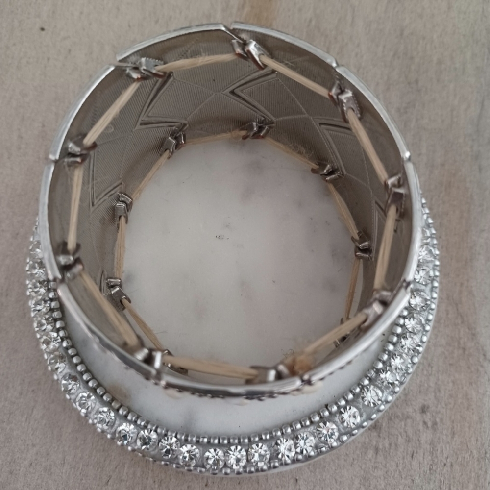 Vintage Jennifer Lopez Silver Stretch Bracelet - Picture 2 of 5
